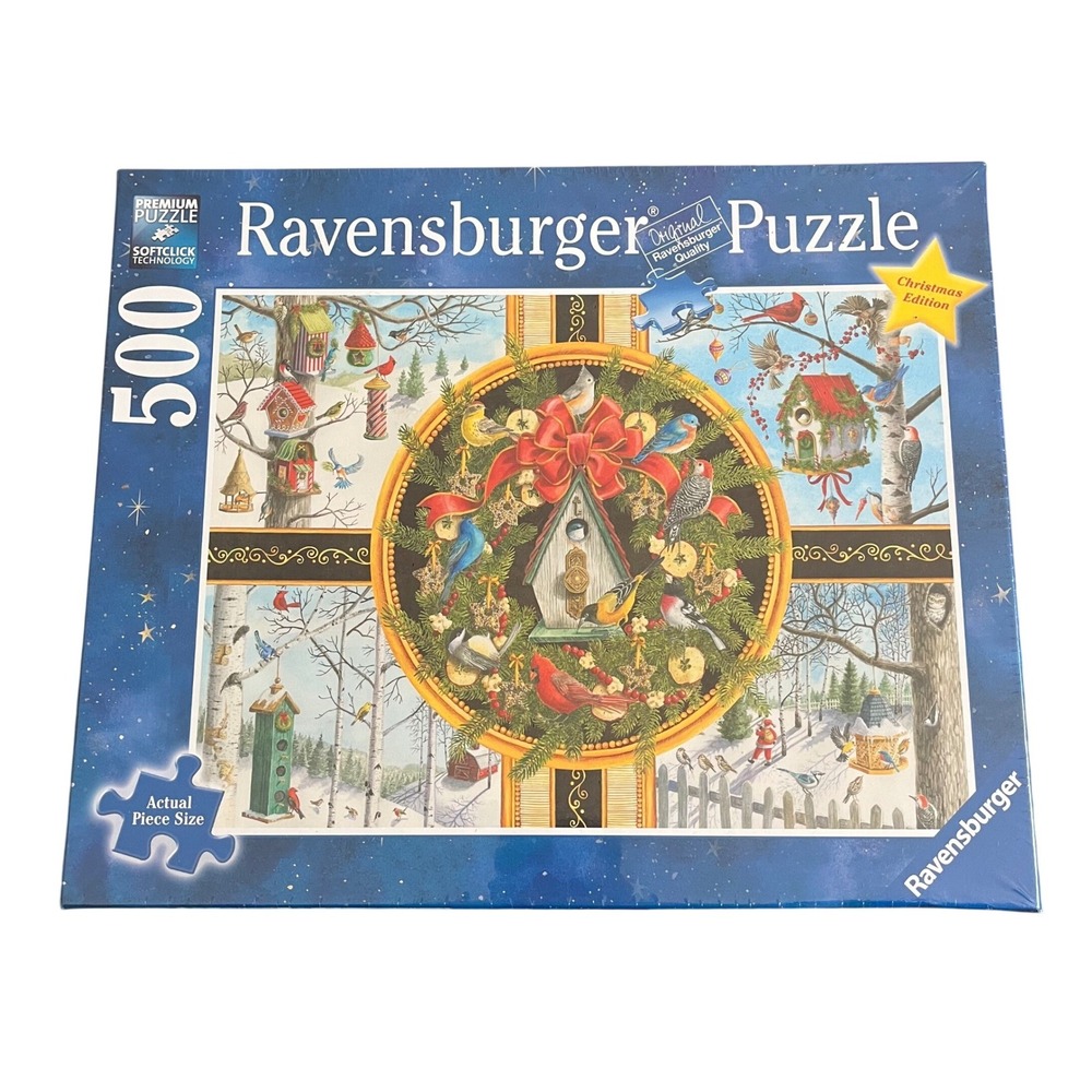 Ravensburger‎ 500 Piece Christmas Songbirds Large Format Premium Puzzle